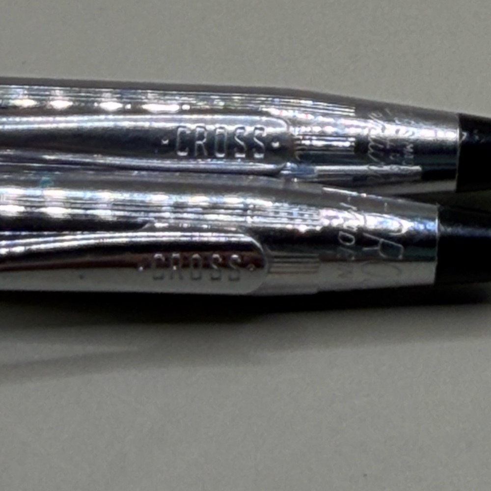 Vintage Cross Silver Pen and Pencil Set - Picture 2 of 2